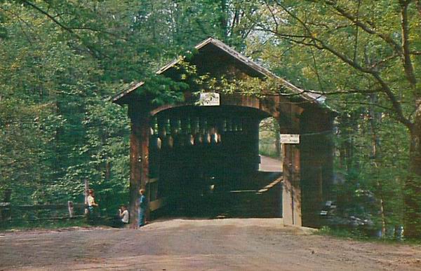 1980 Covered Bridge Near Smyrna Lowell - Belding